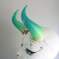 Pastel Ocean - Medium Goat 3D Printed Costume Horns