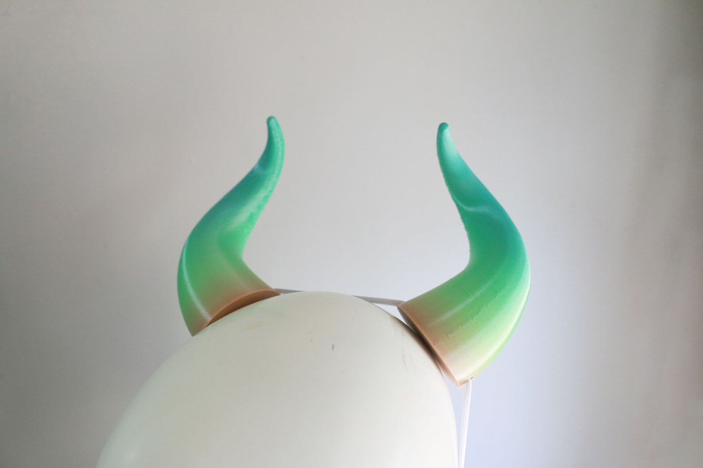 Pastel Ocean - Medium Goat 3D Printed Costume Horns