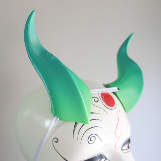 Pastel Ocean - Medium Beast 3D Printed Costume Horns