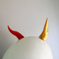 Glittering Rouge - Small Double Ridge 3D Printed Costume Horns