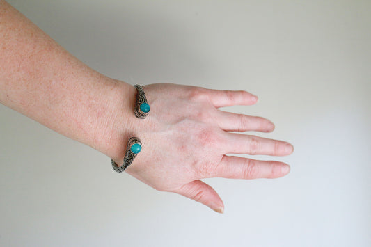 Amazonite Torque Bracelet