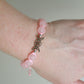 Triple Moon Bracelet - Rose Quartz