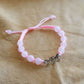 Triple Moon Bracelet - Rose Quartz