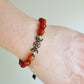 Triple Moon Bracelet - Carnelian