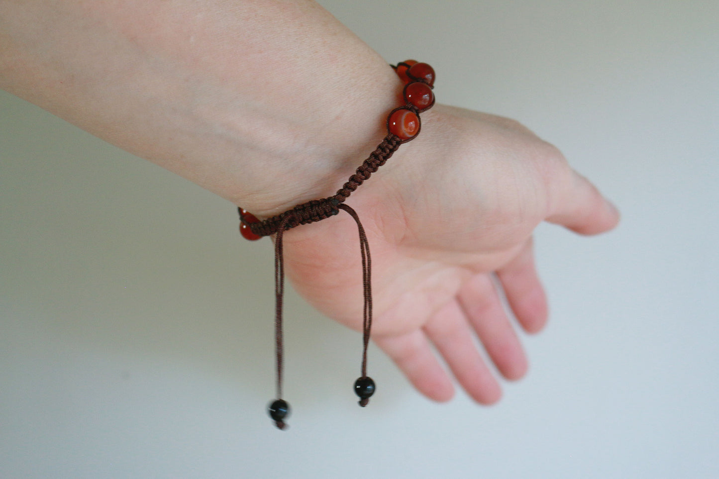 Triple Moon Bracelet - Carnelian