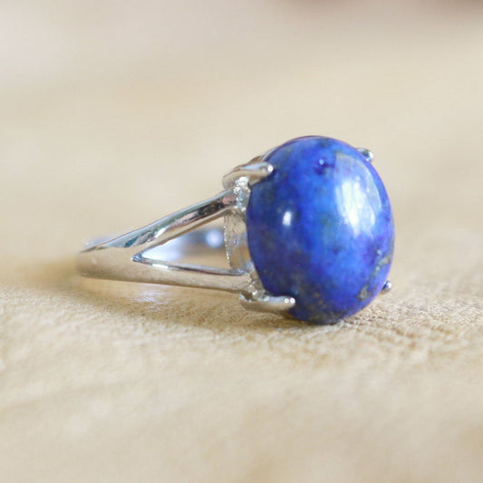 Lapis Lazuli Adjustable Ring