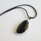 Obsidian Pendant Necklace