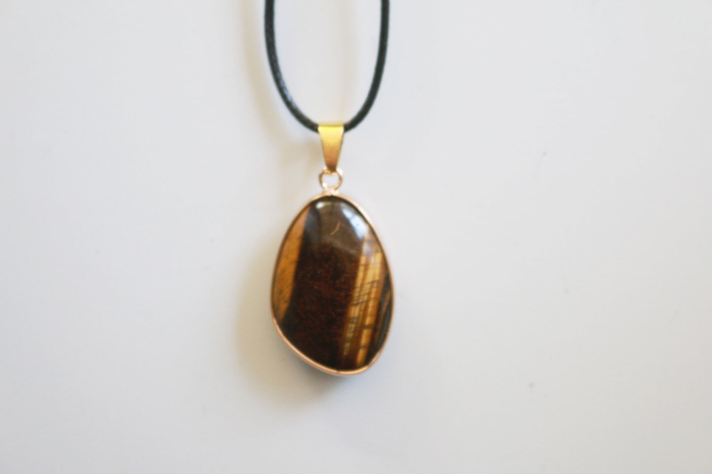 Tiger Eye Pendant Necklace