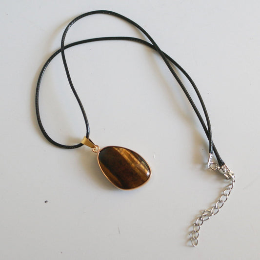 Tiger Eye Pendant Necklace