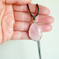 Rose Quartz Pendant Necklace