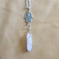 Quartz Hamsa Necklace