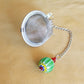 Green Flower Millefiori Tea Infuser