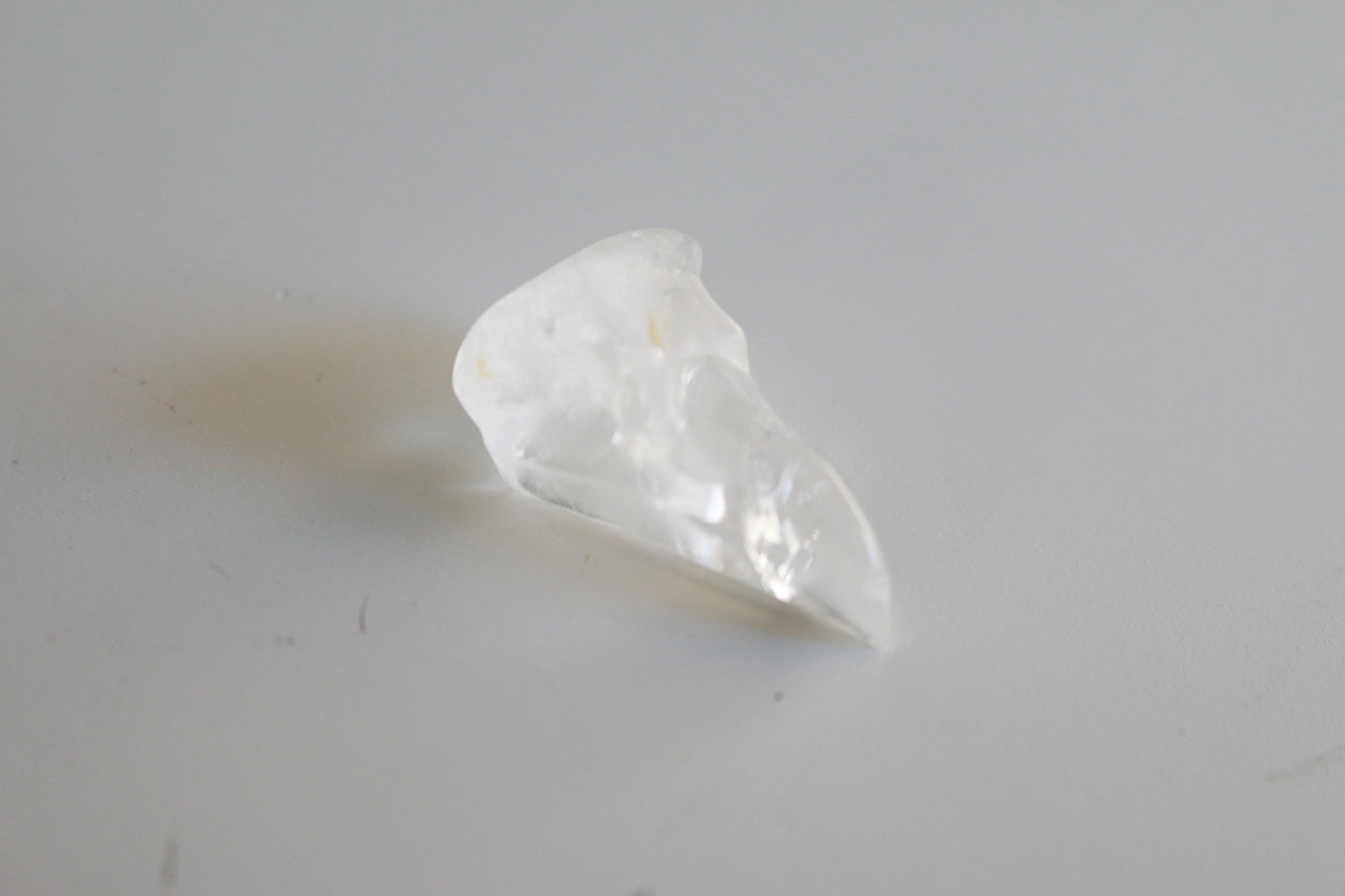 Quartz Crow Skull (1.5 in)