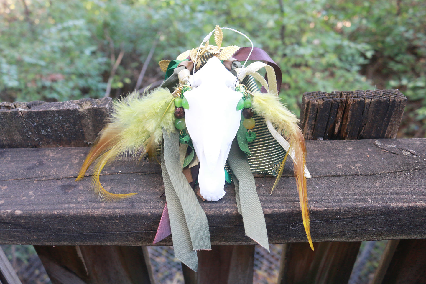 Woodland Mari Lwyd Ornament