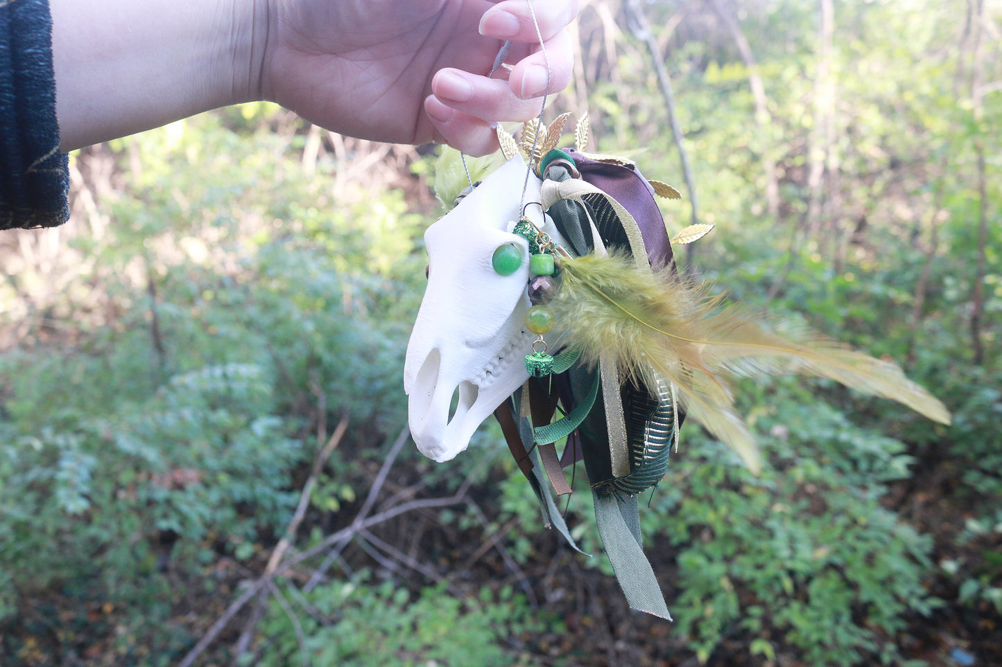 Woodland Mari Lwyd Ornament