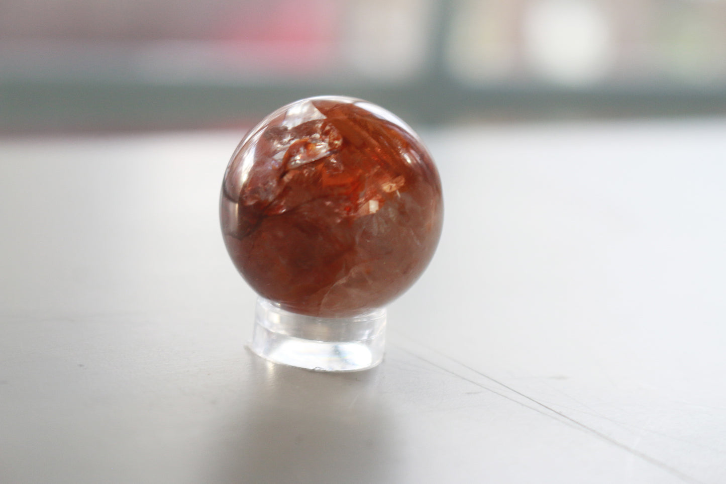 Fire Quartz Sphere