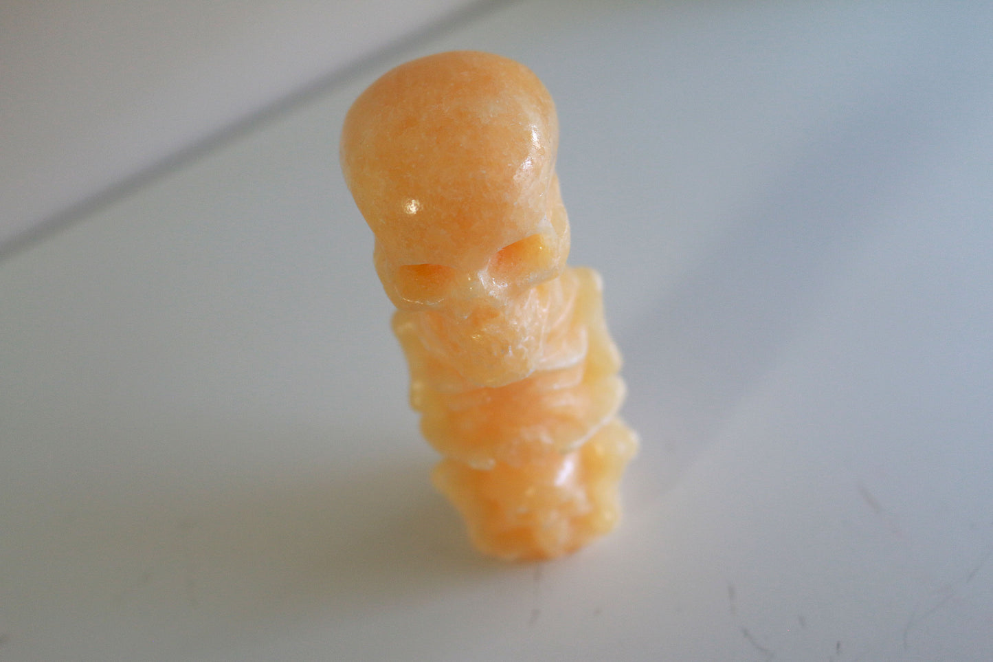 Orange Calcite Skeleton (4in)