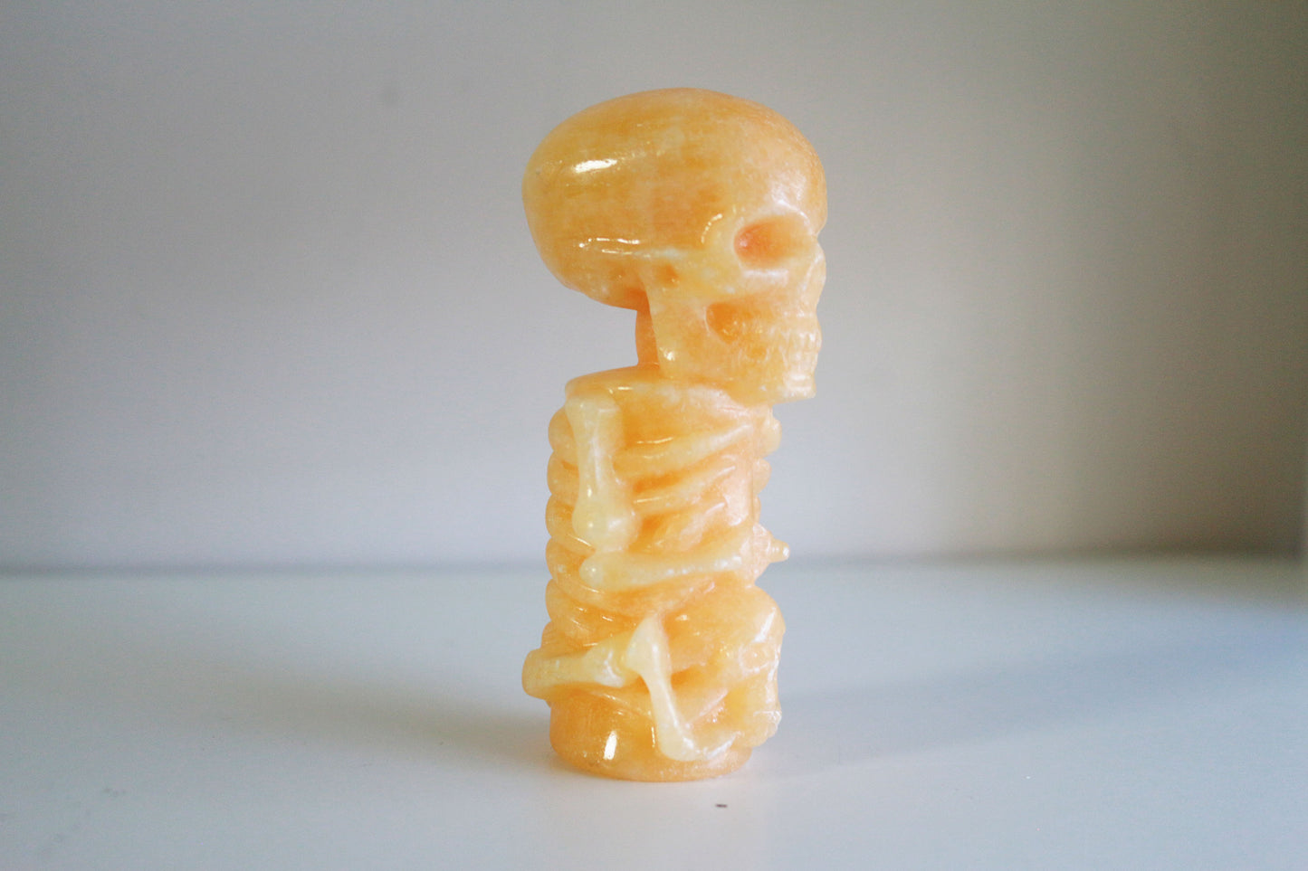 Orange Calcite Skeleton (4in)