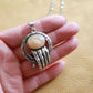 Flower Agate Hand Necklace