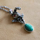 Malachite Rabbit Necklace