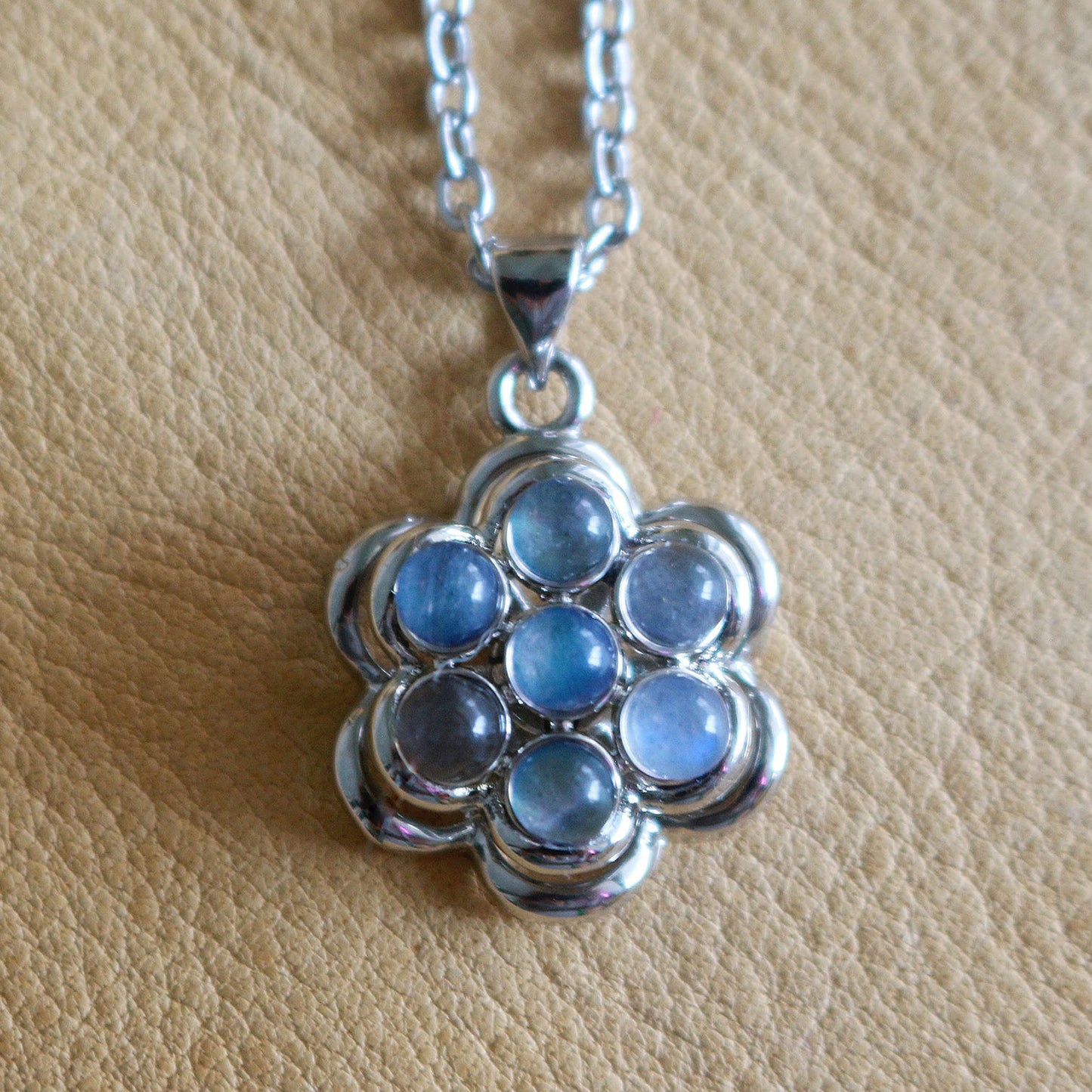 Labradorite Sphere Spinner Necklace