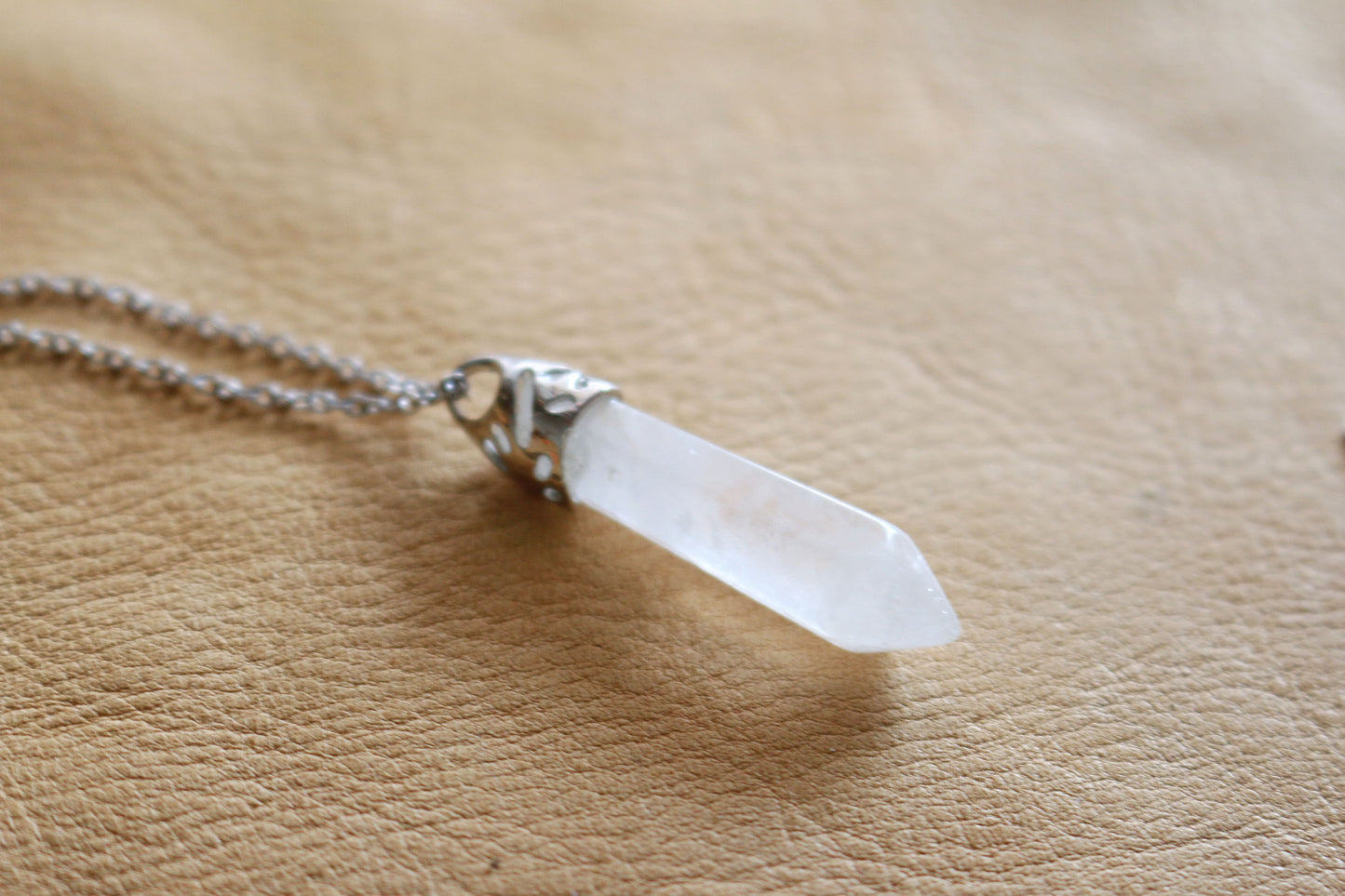 Quartz Pendant Necklace