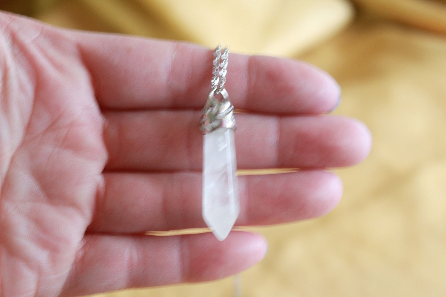 Quartz Pendant Necklace