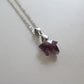 Amethyst Faceted Star Necklace