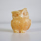 Orange Calcite Owl (2 in)