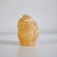 Orange Calcite Owl (2 in)