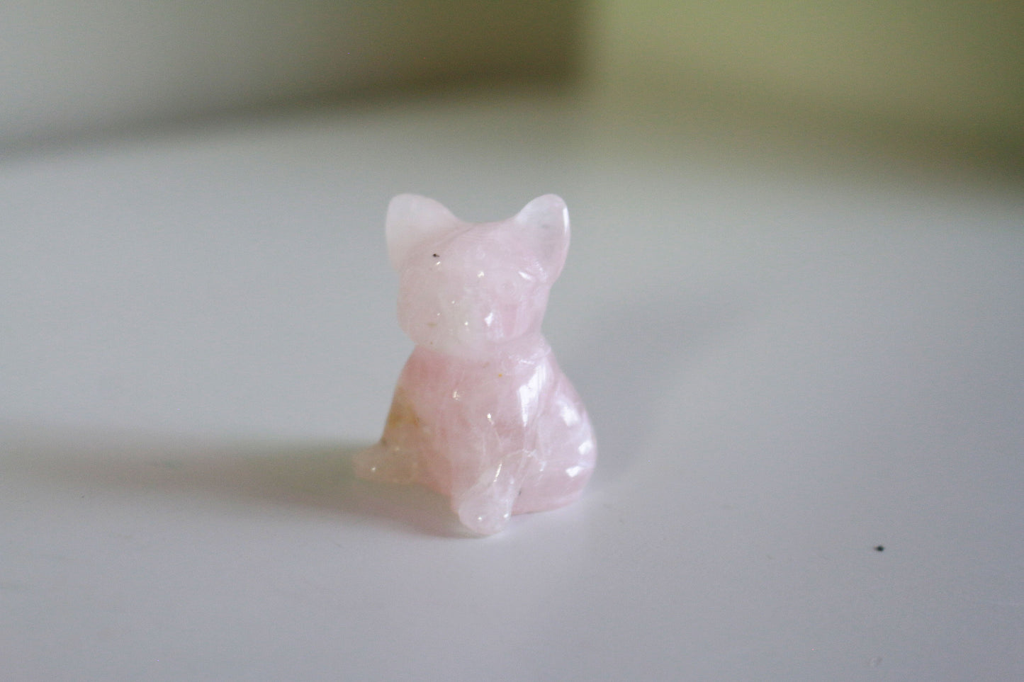 Rose Quartz Frenchie (1 in)