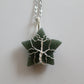 Green Aventurine Wire Wrapped Star Necklace