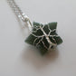 Green Aventurine Wire Wrapped Star Necklace