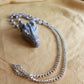 Granite Dragon Statement Necklace