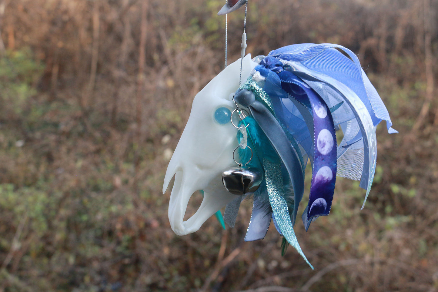 Blue Moon Mari Lwyd Ornament