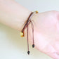 Triple Moon Bracelet - Gold Aventurine