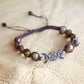 Triple Moon Bracelet - Tiger Eye