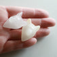 Clear Quartz Wolf Head (1.5 in)