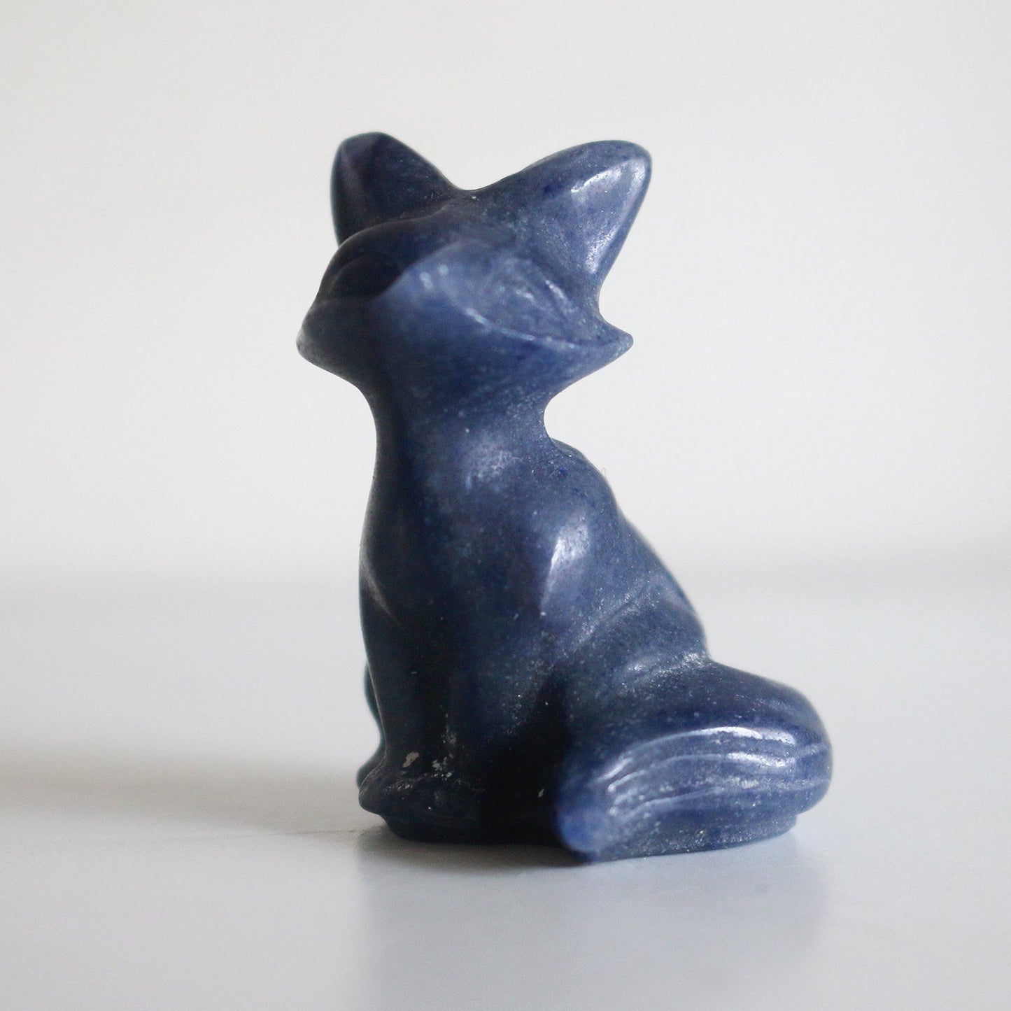 Blue Aventurine Fox (1.5 in)