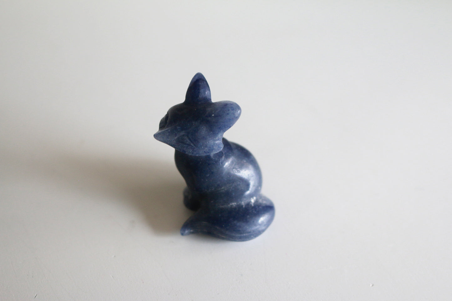 Blue Aventurine Fox (1.5 in)