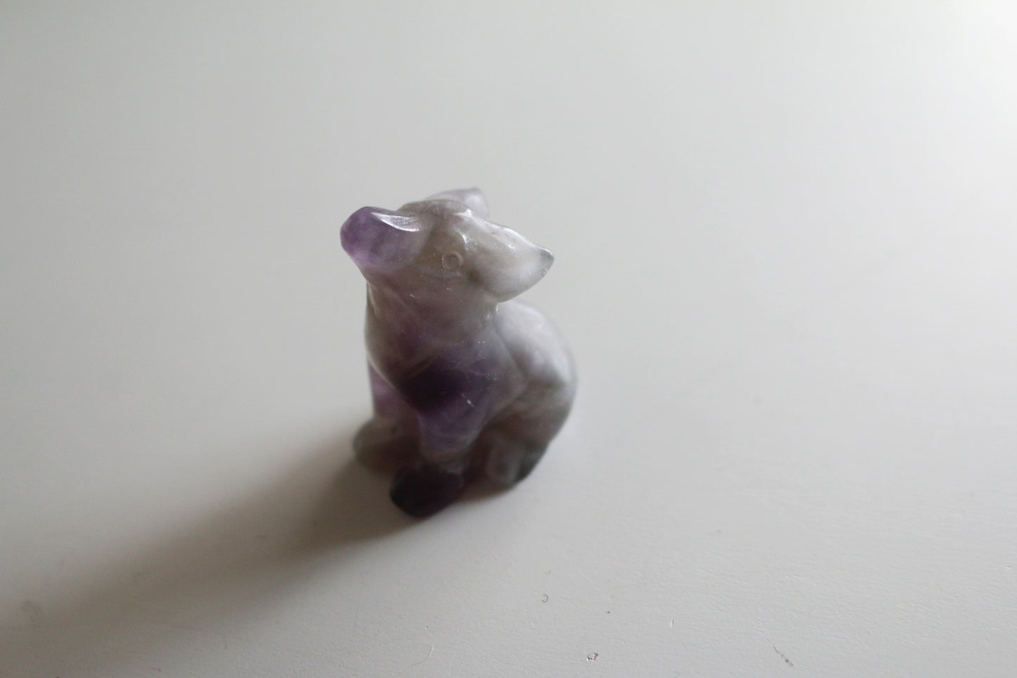 Amethyst Coyote (1.5 in)