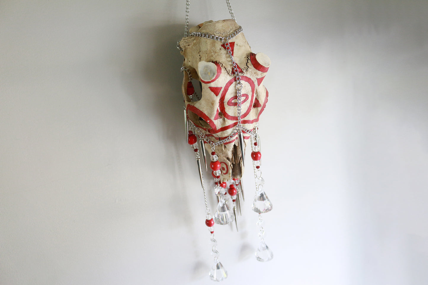 Sun Dancer Deer Skull Suncatcher