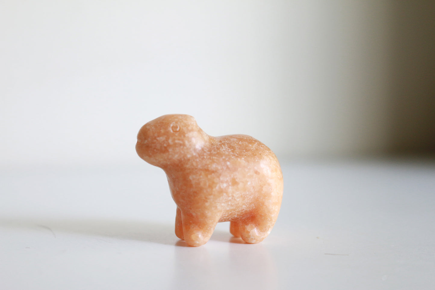 Red Aventurine Capybara (1.5 in)