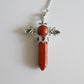 Wing Pendulum | Red Jasper