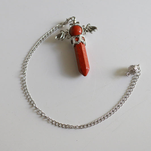 Wing Pendulum | Red Jasper