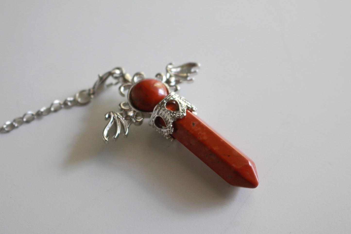 Wing Pendulum | Red Jasper