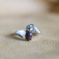 Snake Black Opal Adjustable Ring