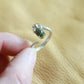 Snake Black Opal Adjustable Ring