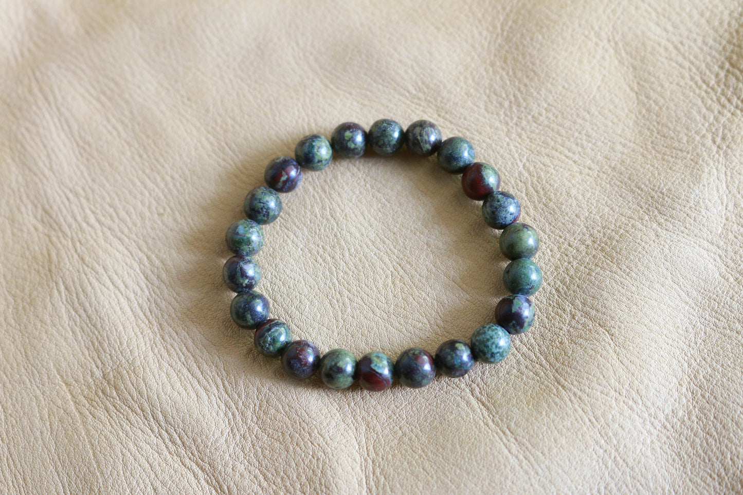 Dragon Bloodstone Bracelet