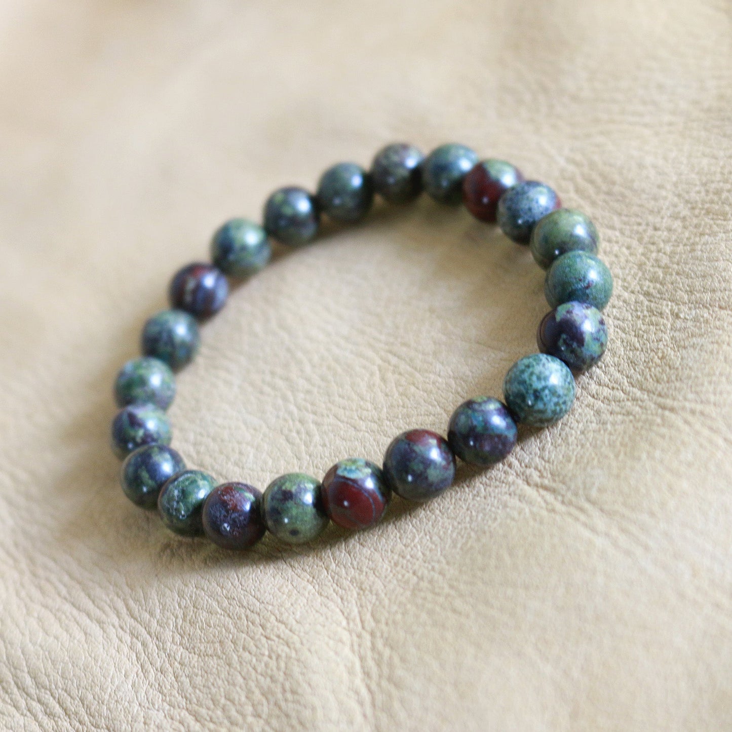 Dragon Bloodstone Bracelet